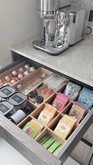 Szuflada kawowa pod ekspresem