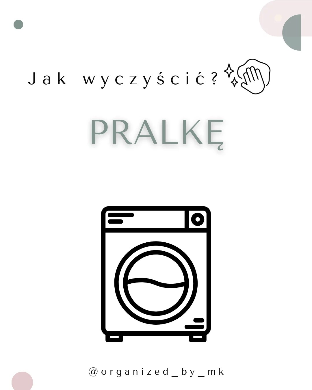 Jak czyścić pralkę?